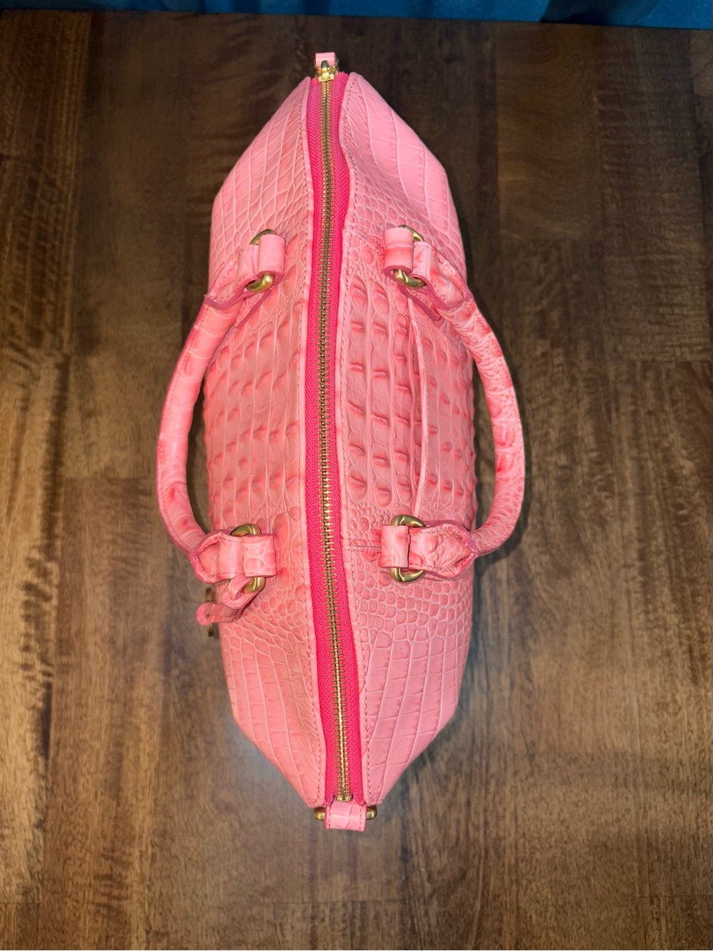 Brahmin EUC Lrg Duxbury - Pink Lychee - RARE, HTF - Coral Pink - Feminine - Picture 12 of 15